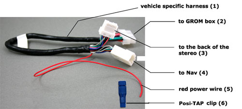 Nissan Infiniti 99-12 GROM vehicle specific cable NIS02