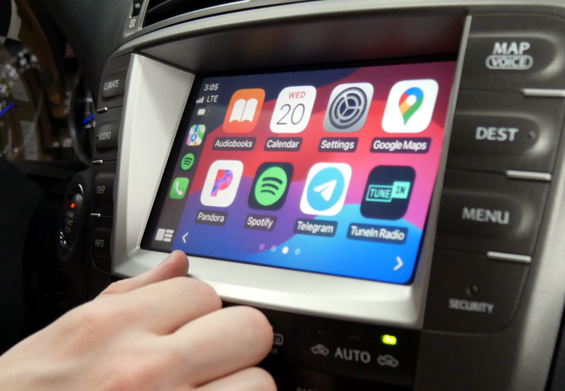 Lexus IS 250 350 ISF 2006-2009 CarPlay